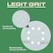 Legit Grit 5 inch Sand paper Disc, 8-Hole, 400 Grit, 50PK LG5-8400-50 - alternate 5